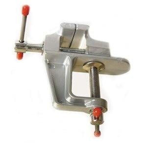 Home Mini Aluminum Miniature Small Jewelers Hobby Clamp On Table Bench Vise Tool